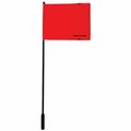 Kwik Tek Water Ski Flag  Deluxe  48 Inch Aluminum Pole KW326320